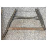 Antique/Vintage Bow Saw 31" x 25"