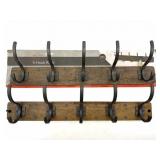 (2) 5-Hook Racks 20"