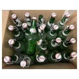 (20) Grolsch Green Glass Flip-Top Bottles in Box