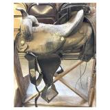 Abetta Western Saddle 16.5" Seat- very dirty