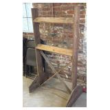 Double Saddle Wood Rack 33.5" x 25.5" x 60.5"