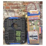 Dunlop Badminton Set and Plastic Cornhole