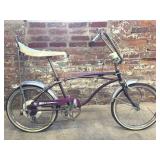 Vintage Huffy Rail Muscle Drag Bicycle - Violet