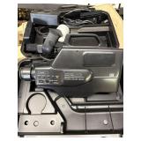 Vintage VHS Movie Camcorder with Accessories in