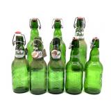 Grolsch Green Glass Flip Top Bottles