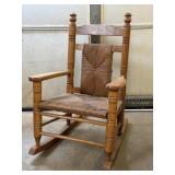 Vintage Wood Woven Seat Children