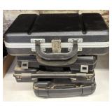 (4) Hard Plastic Pistol Cases : Colt and More