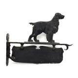 Vintage Spaniel Metal Address Sign 19.5" x 15"