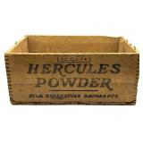Vintage Hercules Powder Wood Crate 17.5" x 12" x