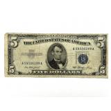 Series 1953 Silver Certificate Five Dollar