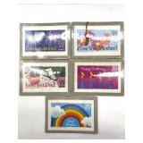 USPS Post Card Stamp Puzzles 6.5" x 4"  :