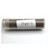 1944-S Wheat Cents in Roll - contents