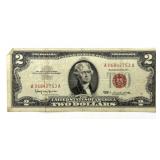 Series 1963 Red Seal Two Dollar Note