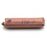 1940-D Wheat Cents in Roll- contents