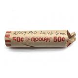 2009-P&D Lincoln Cents in Roll- contents