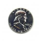 1963 Franklin Half Dollar Proof