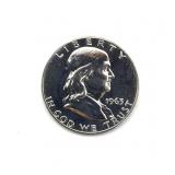 1963 Franklin Half Dollar Proof