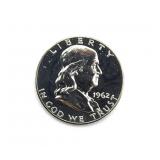 1962 Franklin Half Dollar Proof