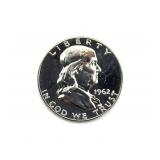 1962 Franklin Half Dollar Proof