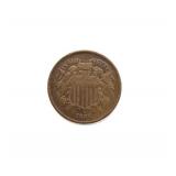 1865 Two Cent Piece