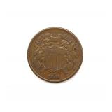 1865 Two Cent Piece