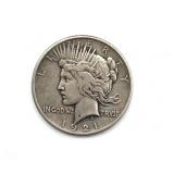 1921 Peace Dollar