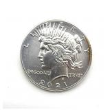 2021 Peace Dollar