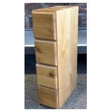 Wood Four-Drawer Organizer 6' x 13' x 24'