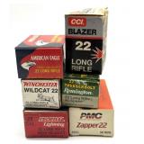 .22LR Rounds : American Eagle, CCI Blazer,