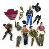 1980s GI Joe Figures 4' and Accessory Pieces -