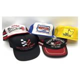 (5) Vintage Hats : Motorcraft, Western Auto,