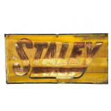 Vintage Staley Seeds Metal Sign 24' x 11.5'