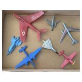 Vintage Toy Airplanes and Jets 8.5' and Smaller