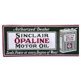 Sinclair Opaline Motor Oil Metal Sign 23.5' x