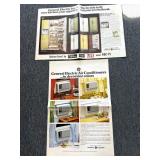 (2) Vintage GE Posters 38' x 25'