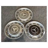 (3) Mercedes Benz Wheel Covers 15.5'