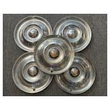 (5) 1950s Oldsmobile Hubcaps