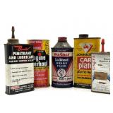 (5) Vintage Tins : Bendix Penetrant and