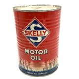 Skelly Motor Oil Quart Can 5.5'