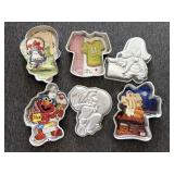 (6) Wilton Cake Pans : Yosemite Sam, Raggedy Ann,