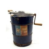 Vintage Four Quart Husky Ice Cream 15'- wood