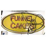 Funnel Cakes Neon Sign 19'x38'