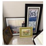 (5) Framed Prints