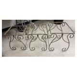 (3) Iron Table Frames, No glass, Stackable