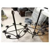 (2) Iron Hanging Candle Holders 18'x30'