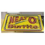 Neat O Burrito Neon Sign 61'x29'