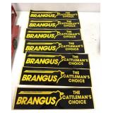 (8) Brangus Bumper Stickers, 15'x3.5'
