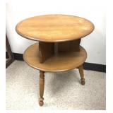 Vintage Bi/Level End Table 24'x25'