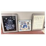 (3) Framed Prints, Challenger Memorial, Lunar