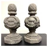 (2) Concrete Finials 5'x14'